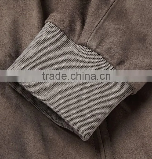 Custom man motorcycle jacket suede fall jacket
