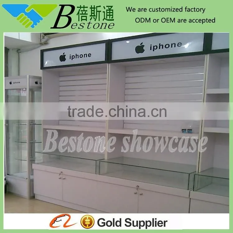 Wholesale fashion retail concession stand with slatwall for gift shop