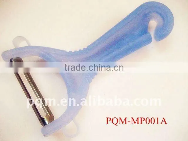 Pratical blue plastic arched orange peeler 001A