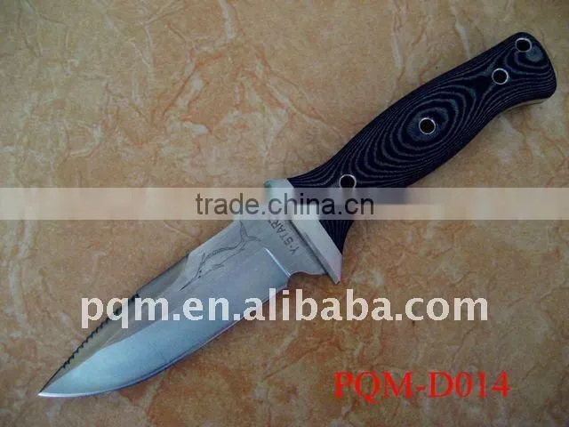 Durability outdoor survival knife 014