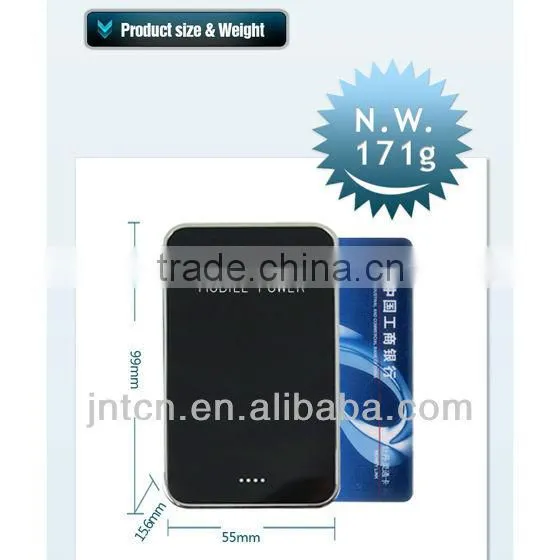 5000mAh/5V rechargeable handy travel mobile power bank charger for iPone/iPad/phones MP005
