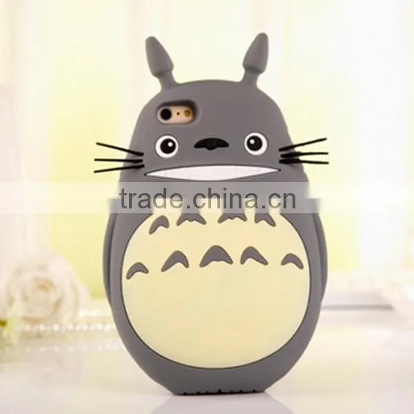 Fashion 3D Totoro Case For iPhone 5s ,for iPhone 5s Silicone Phone Cases