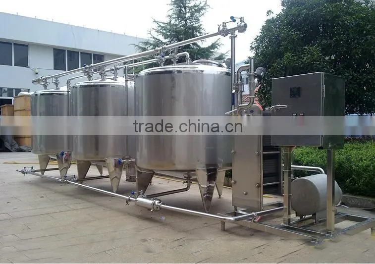 1000L Semi-Automatic CIP Cleaning Plant For Milk Processing