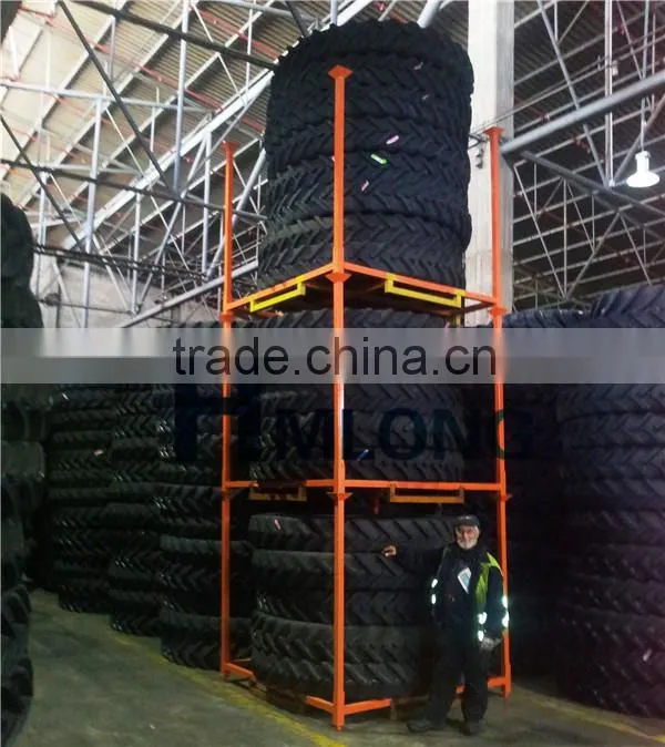 Powder coating stackable portable BTR tire rack