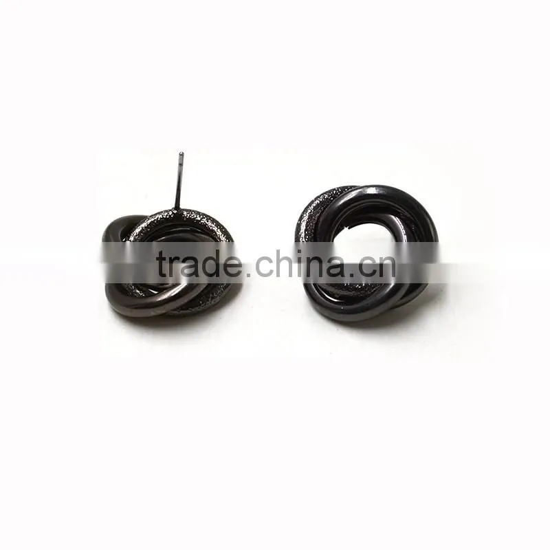 2016 Black Rose Daily Wear Stud Earrings Fashion Teen Vogue Cool Jewelry