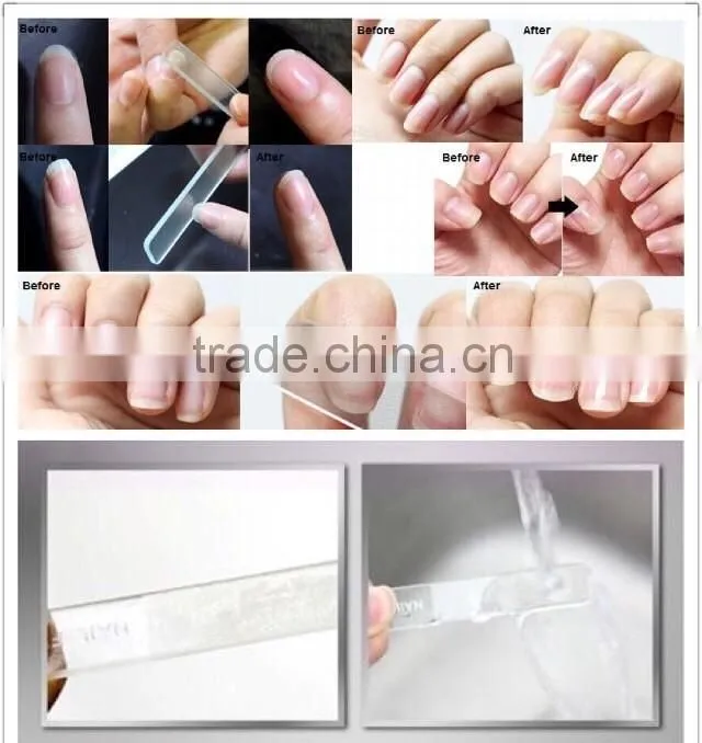 High tech hot korean glass gloss nail file glass fiber nail polishing tool polish tool