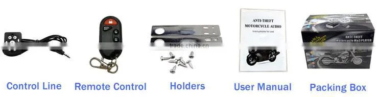 Jiangmen tianyu DC12V unique waterproof mp3 for used motorcycle trader