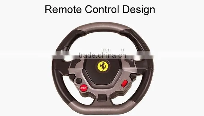 Battery opreated PP plastic type Ferrari F12 Licensed Ride on car for kids