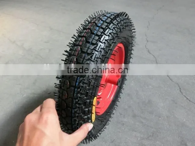 3.50-8 rubber wheel , wheelbarrow wheel 3.50-8