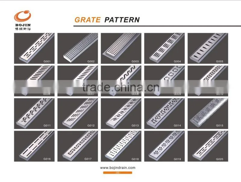 square concrete floor drain/floor drain trap