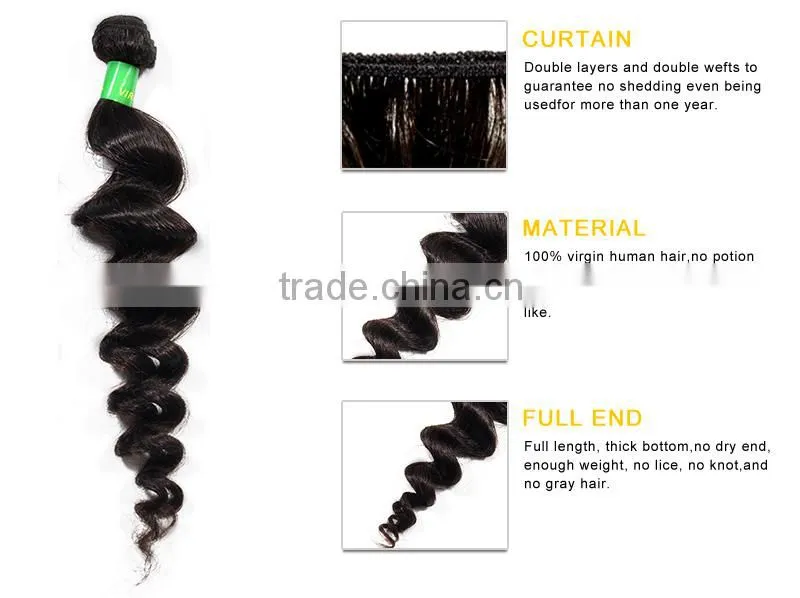 First class quality sample order accepted peruvian virgin remy clip in hair extension