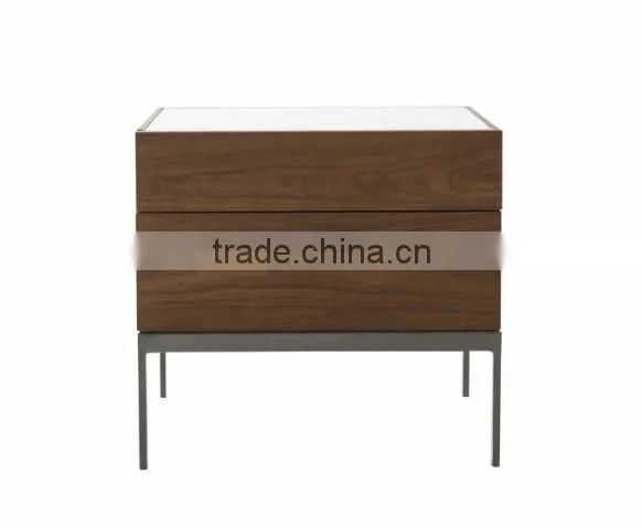 High quality modern solid wood furniture bedside table bedside cabinet