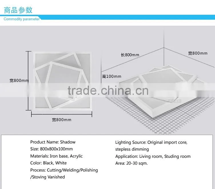 2015 NEW DESIGN Starry romantic Effect popular Surface mounted flat Round Led ceiling lamp Modern
