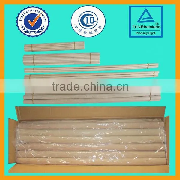 Wooden round ice cream sticks