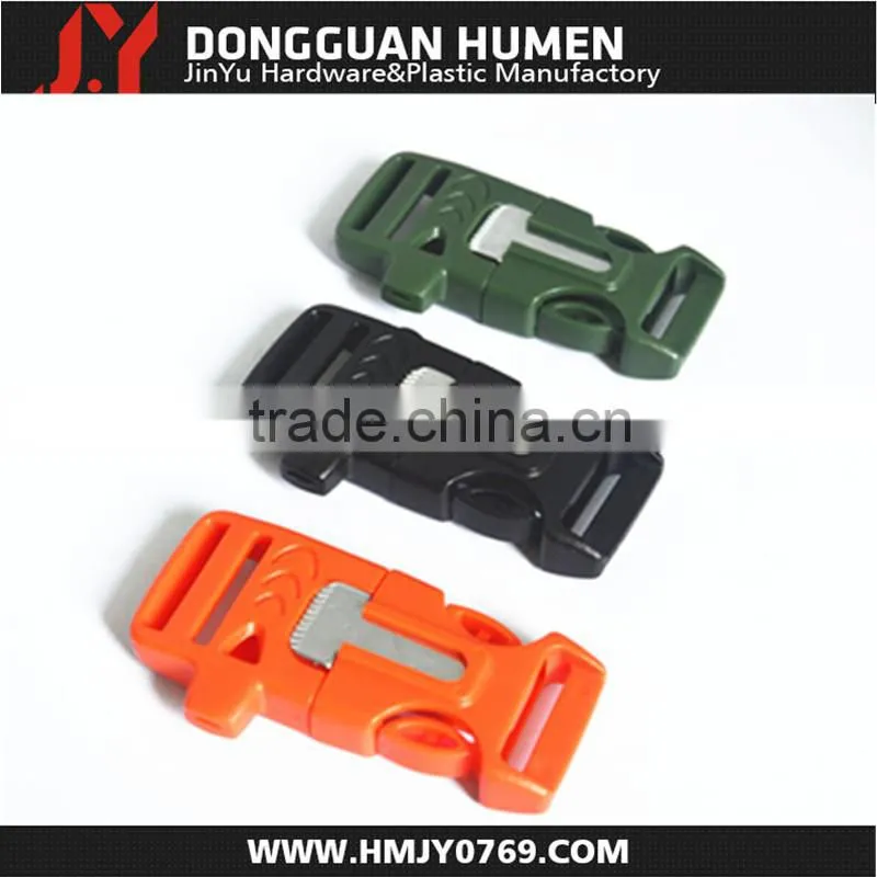 factory price firestarter whistle bracelet buckle