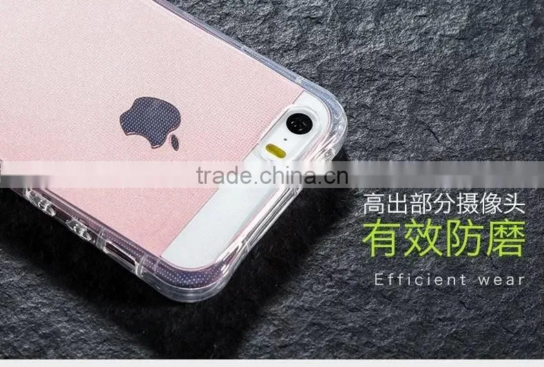 Joyroom 0.2mm clear soft nano explosion-proof membrane for iphone6s/6 Classic soft TPU gasbag case 2in1 set for iphone6s/6