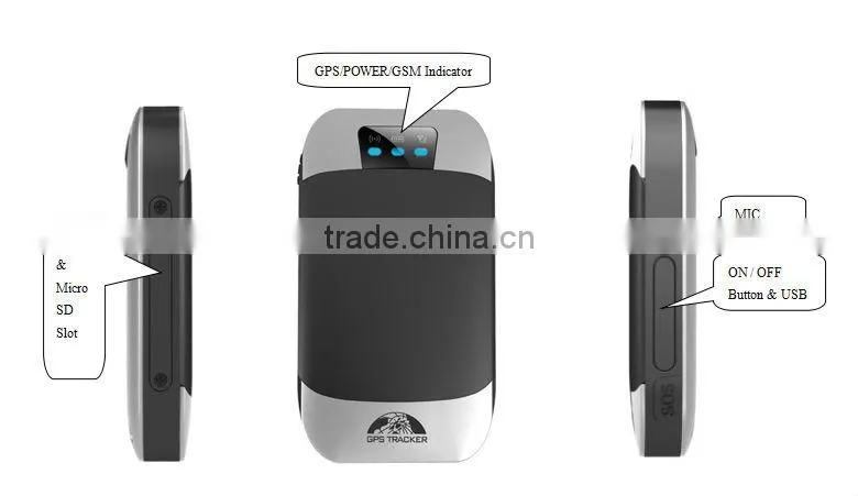 2014 large factory direct selling Mini Handheld and vehicle gps tracking device car/ Motorcycle gps tracker 303C