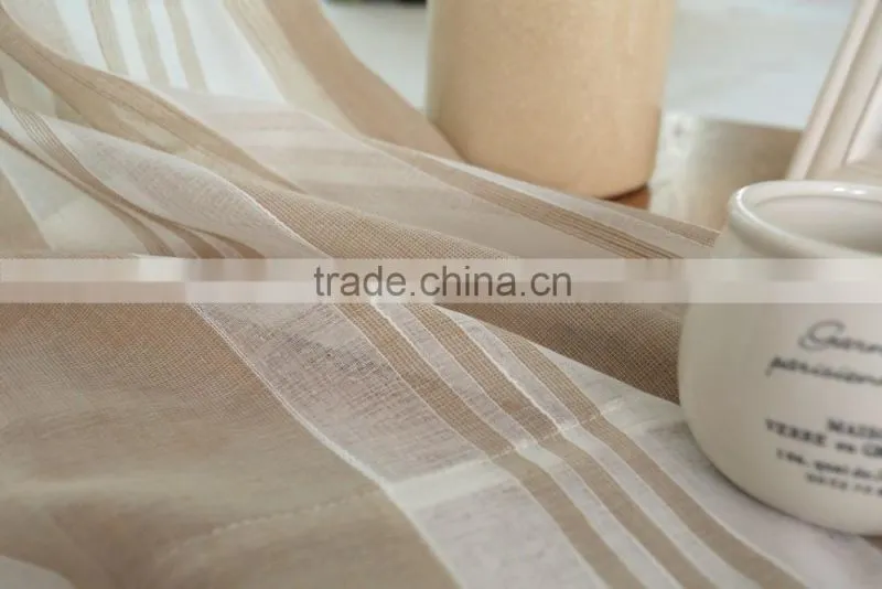 Polyester Linen Curtain Gauzes Fabric