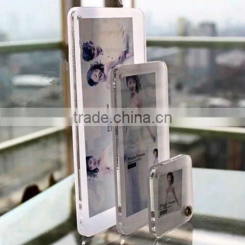 Customizable family acrylic photo frame