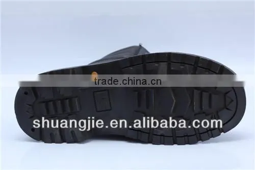 good selling in Russia Rubber sole buffalo leather safety boots safety shoe 9066