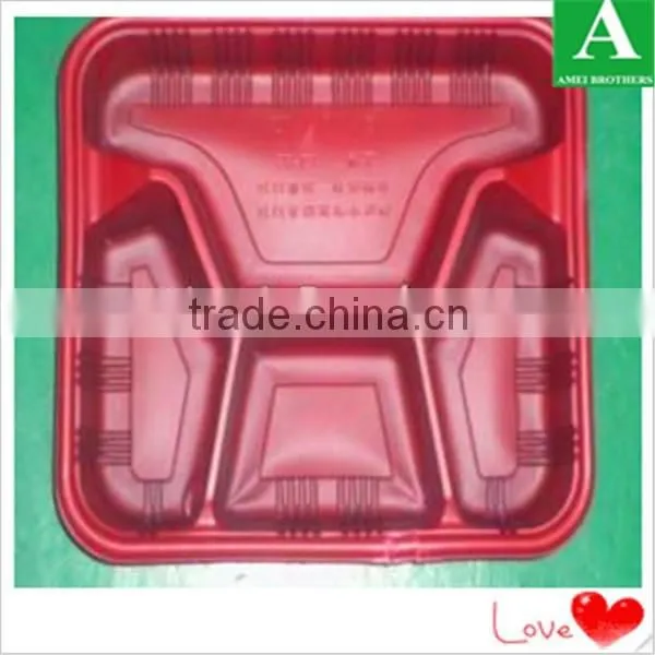 Wholesale plastic blister compartment food tray