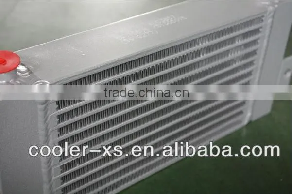 aluminum air cooler, charge air cooler, piston screw compressor cooler,aftercooler