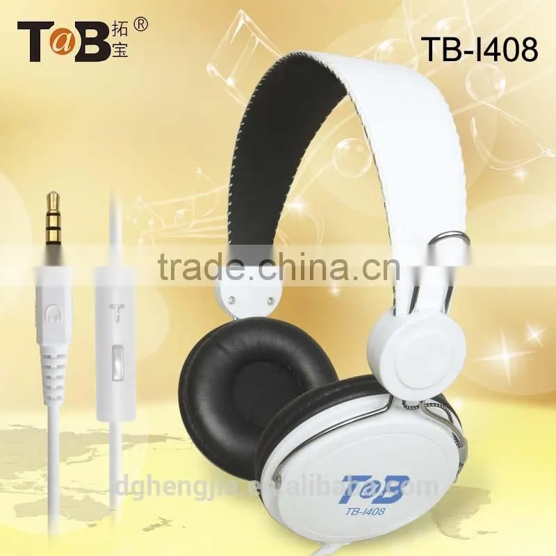 new products in 2015 wired headphone factory, headphone with microphone