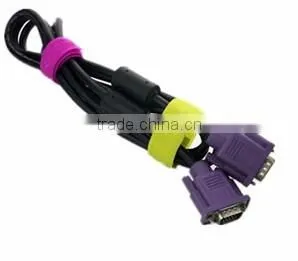 High quality colorful adjustable hook and loop wire cable tie