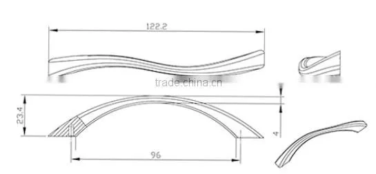 Best Selling China Aluminium Die Casting - Cabinet Pull Handle