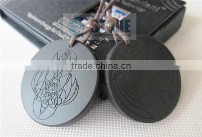 Spiritual Design of Flying Angel Quantum Lava Stone Energy Pendant