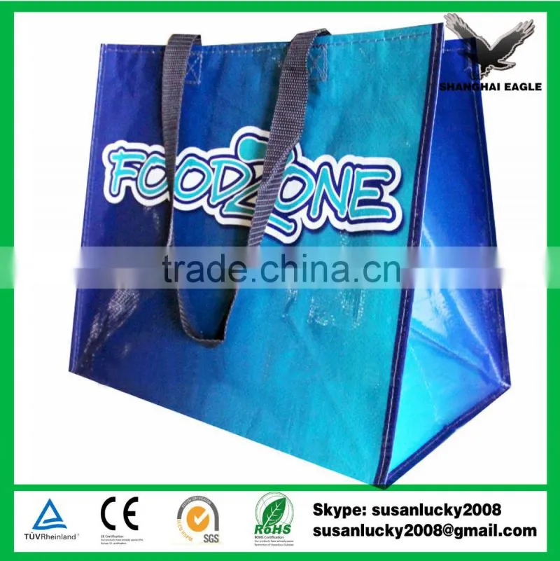 Custom promotion laminated non woven bag