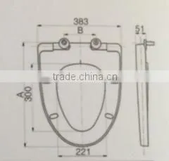Made in China plastic toilet seat
