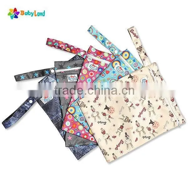 Washable Diapers Bag Waterproof Zipper Wet Bag On Sales