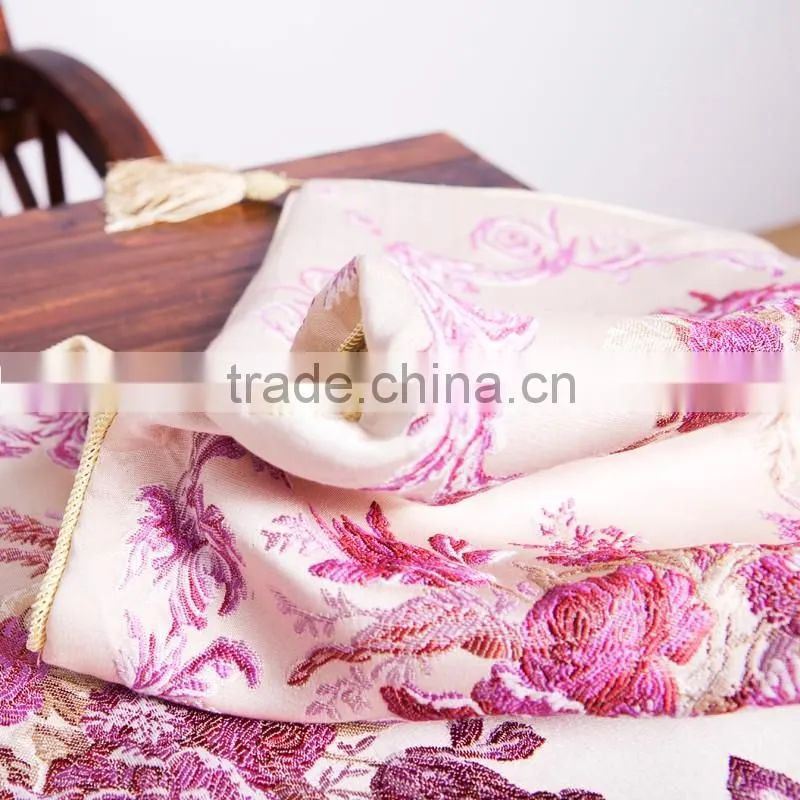 PLUS Chevron Beaded Elegant Table Runner Oriental
