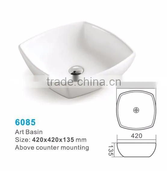 Above Counter Ceramic Wsah Basin Manufacturer from China