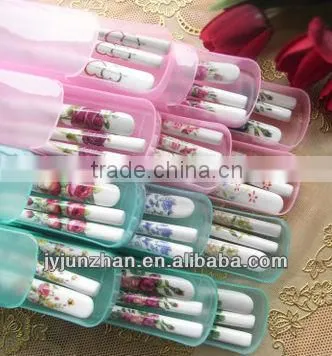 Ceramic chopsticks made by Jieyang factory directly