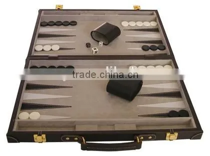 Leather Backgammon Set