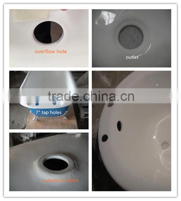 small simple bathroom shower and bath tub cast iron tub