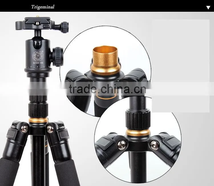 Portable BEIKE Q-999S safety aluminum Camera Tripod Monnopod