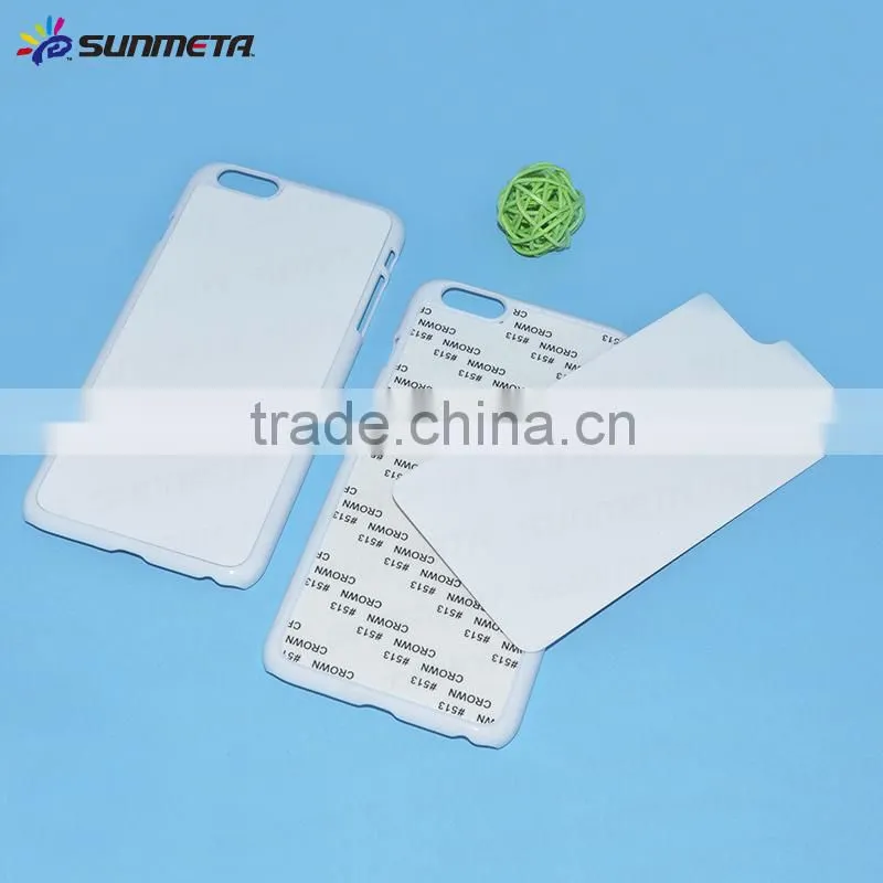 Blank phone case with aluminum sheet for IPHONE6 plus for sublimation printing