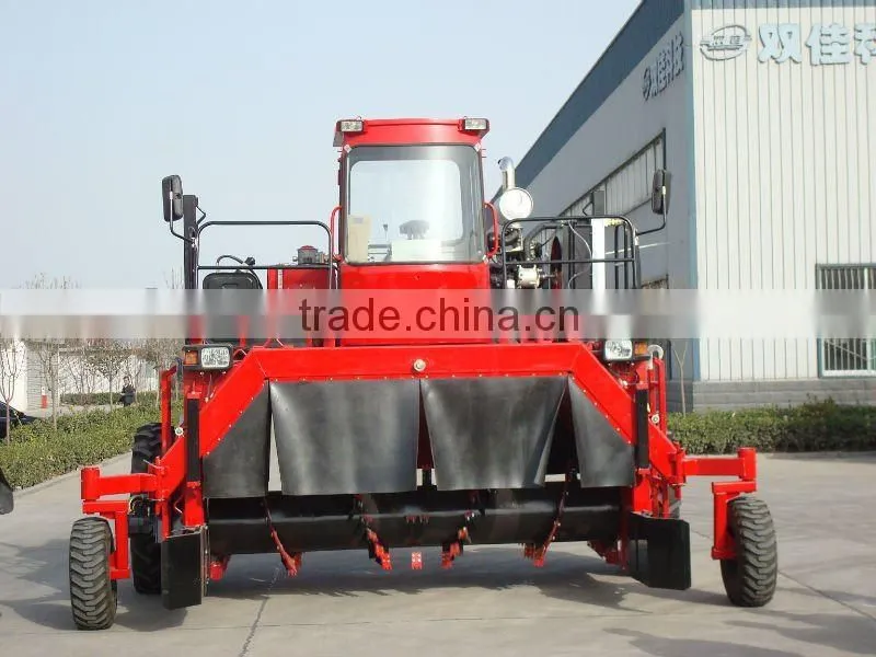 For Thailand Market ! Self-propelled Organic Compost Turner,organic fertilizer compost mixing machine
