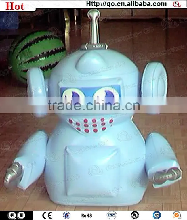 Hot sale funny PVC products inflatable robot toy