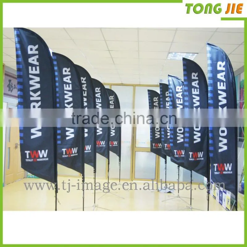 Digital printing retractable flag