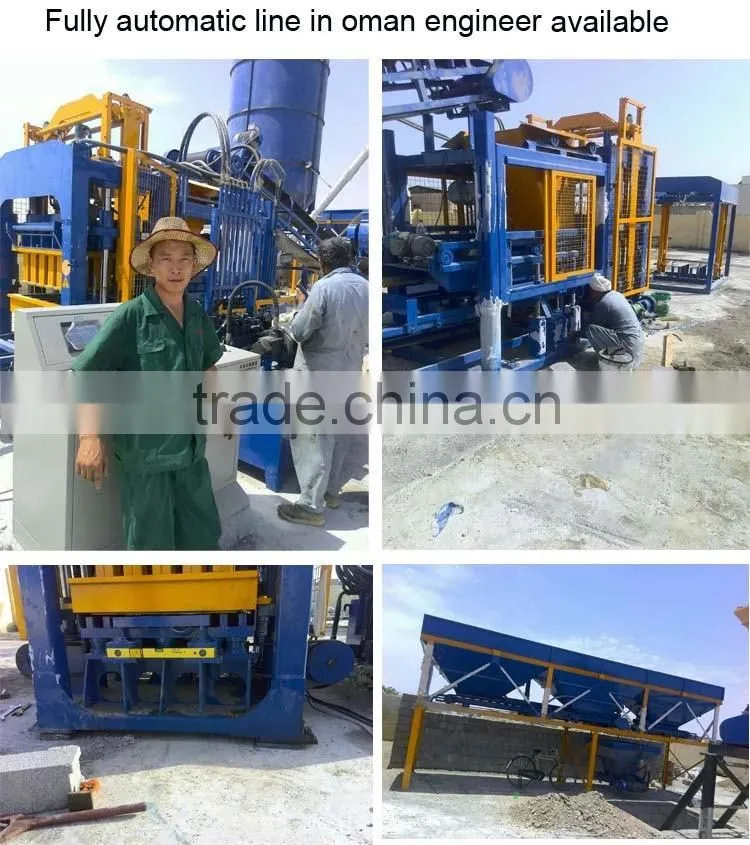 QT8-15 brick force making machine,brick machine germany