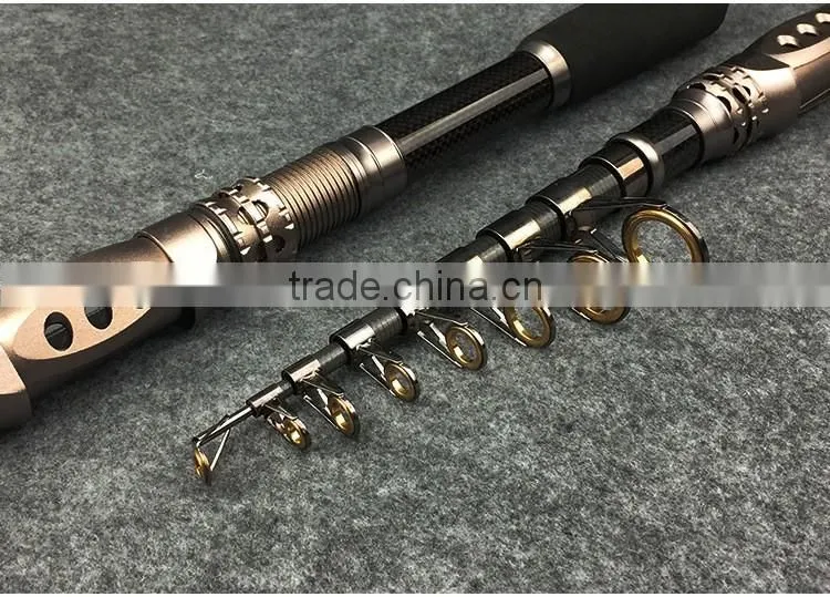 Spin Spinning Rod and Reel Combos Carbon Telescopic Fishing Rod with Reel Combo Sea Saltwater Freshwater Kit Fishing Rod Kit
