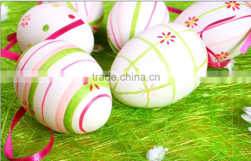 Customized Colorful Painted Palstic Easter Egg Candy Can Be hid In