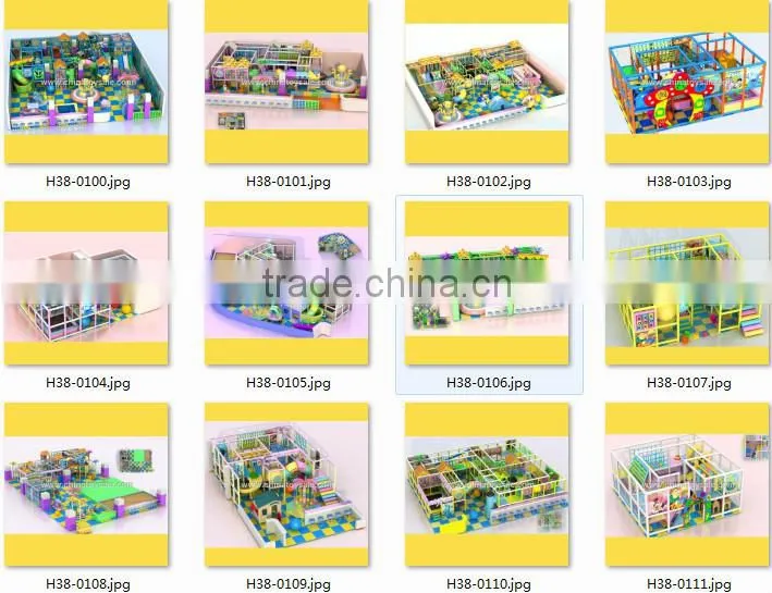 China Amusement Park kids indoor playground design H38-0193