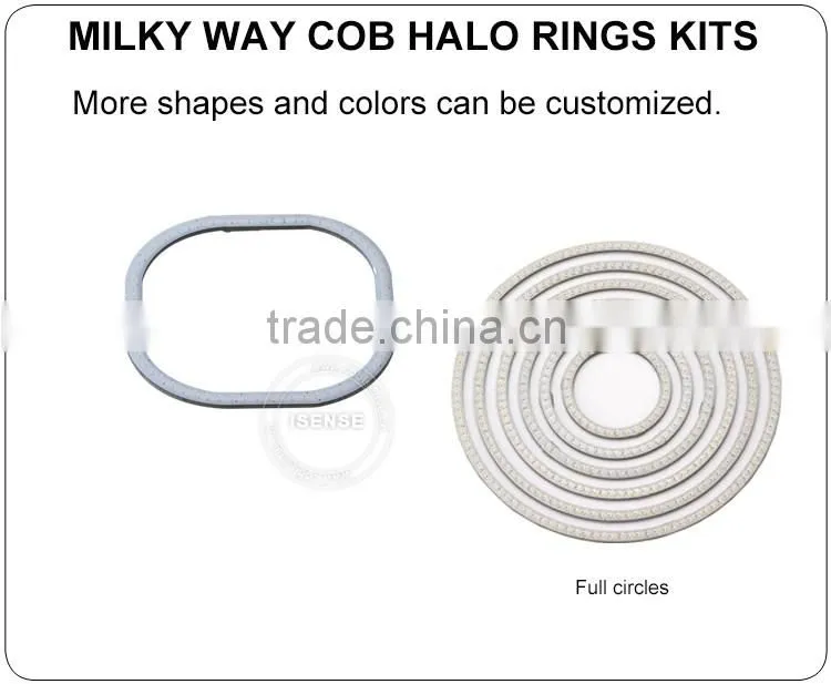 Hot selling plasma cob rgb color led angel eyes for bmw e60 color changing drl daytime driving light fog light
