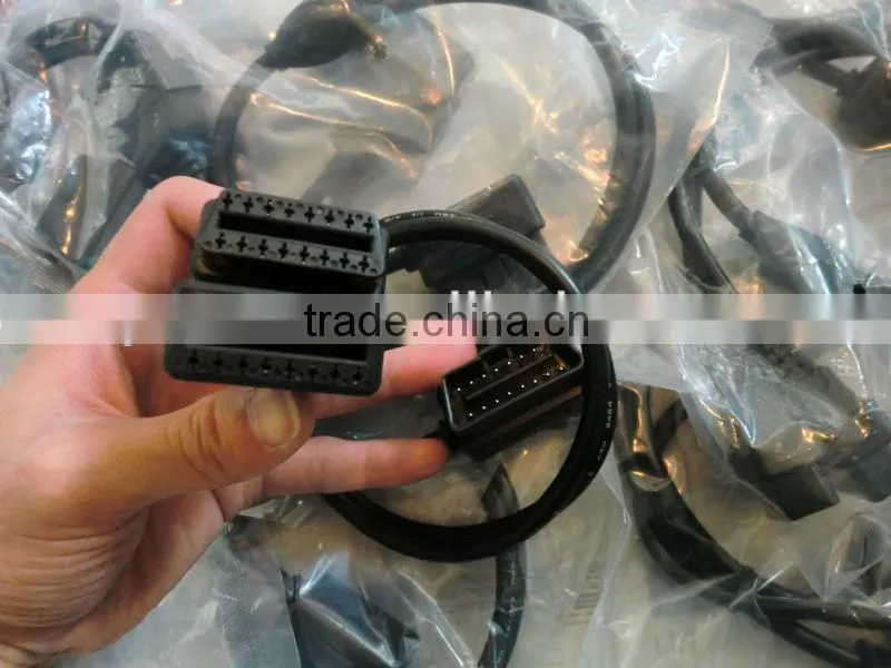 90 Degree J1962M to 2 J1962F Y Cable Right Angle Male to 2 Female Cable