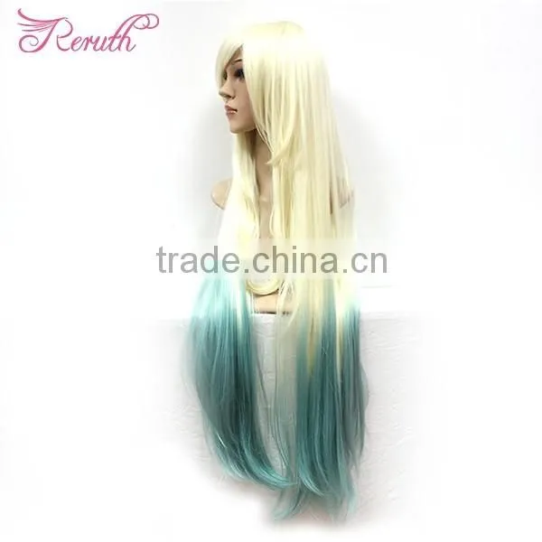 new arrival straight fashion colorful long density full lace wig